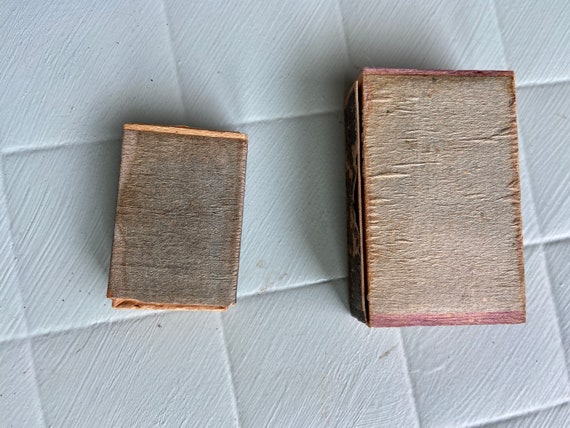 Pair of Vintage 1950's Match Boxes, Vulcan Matchbox & Americas Own