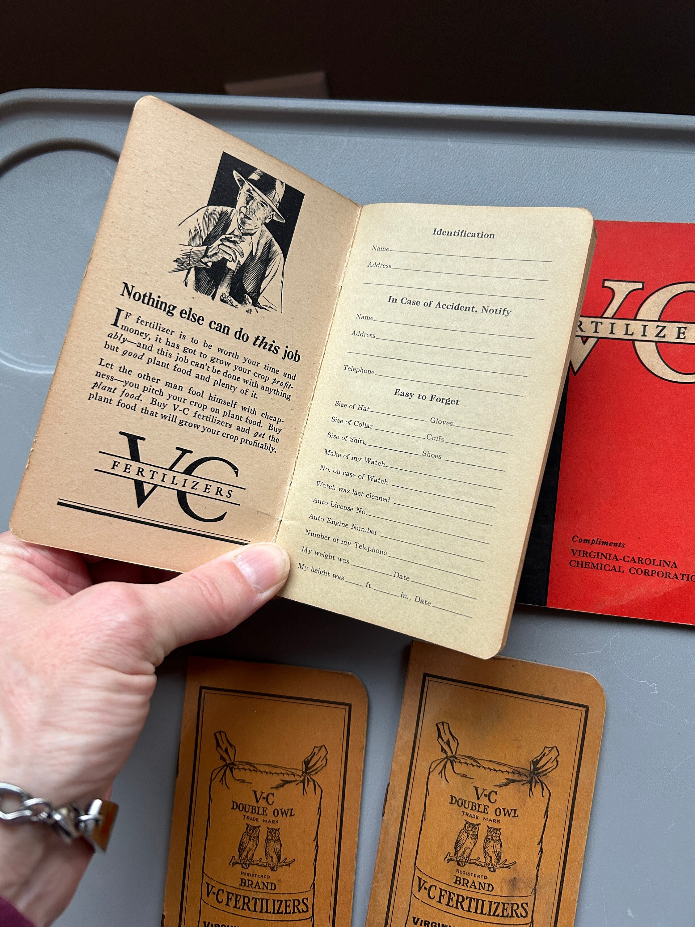 Vintage Fertilizer Advertising Notebooks – 1920s-30s Farm Ephemera - Etsy
