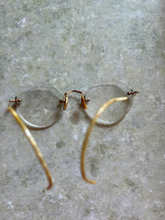 Vintage R L 10K Gold Eyeglasses vintage Eye Glasses gold Glasses mid century Eyewear Vintage Fashion Retro Eyeglasses Includes Case Etsy