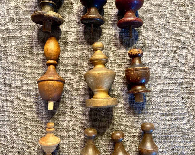 Antique Large French Mantel Clock Side Finials,replacement Parts