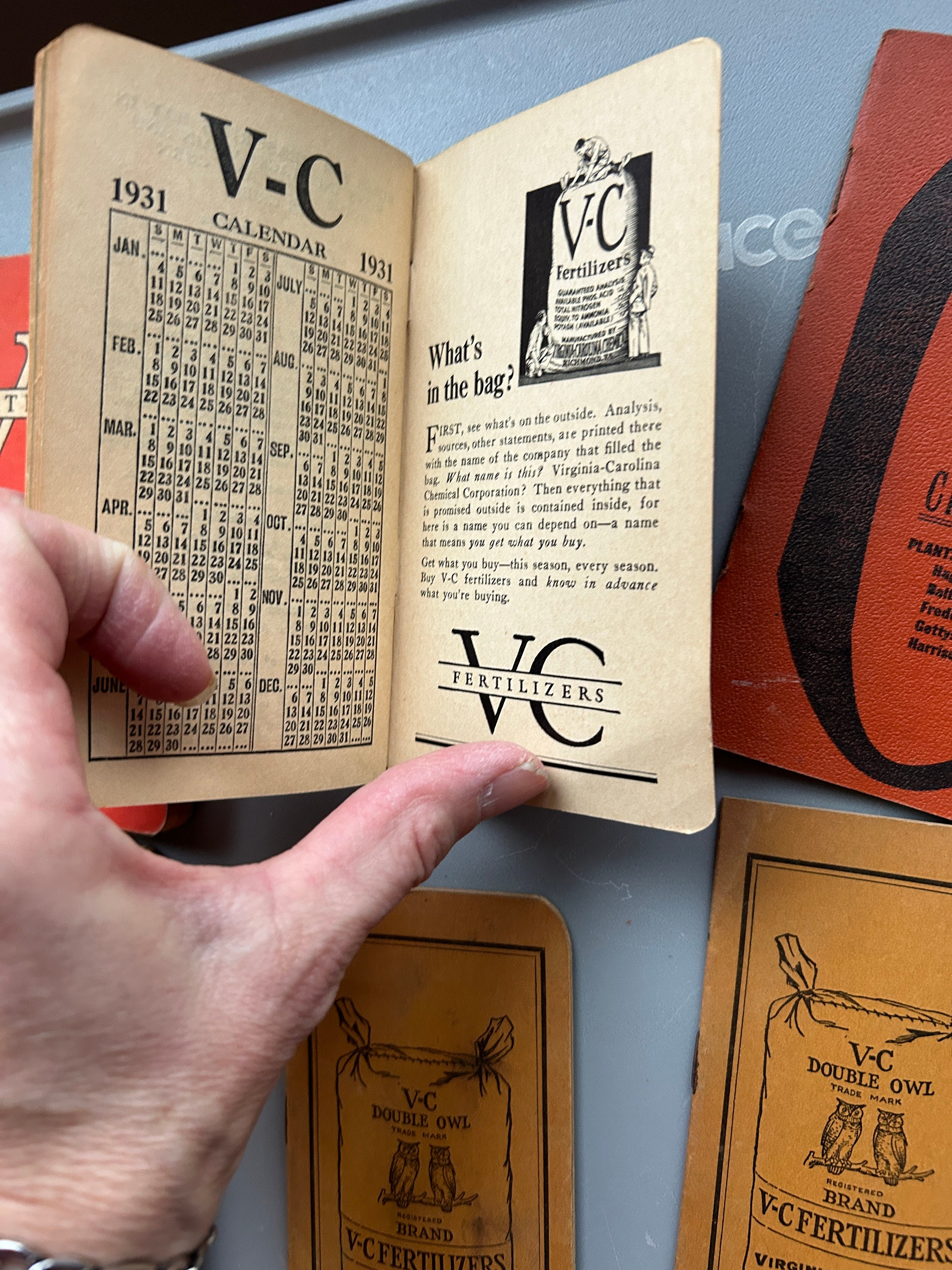 Vintage Fertilizer Advertising Notebooks – 1920s-30s Farm Ephemera - Etsy
