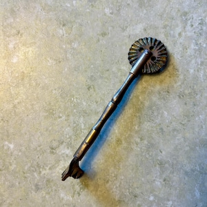 Vintage Brass Pie Crust Crimper Germany- Early 1900s Pastry Edger