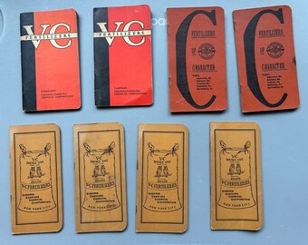 Vintage Fertilizer Advertising Notebooks – 1920s-30s Farm Ephemera