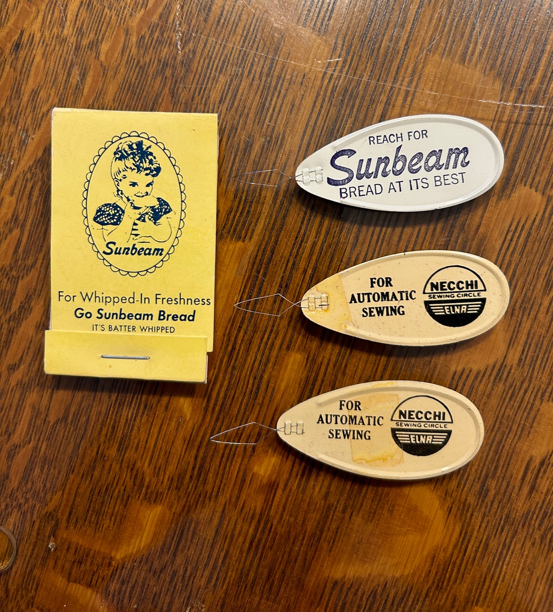 Vintage Sunbeam & Necchi Sewing Advertising Lot - Etsy