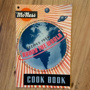 McNess Recipes from Around the World Cook Book 1920s McNess Recipes from Around the World Cook Book 1920s