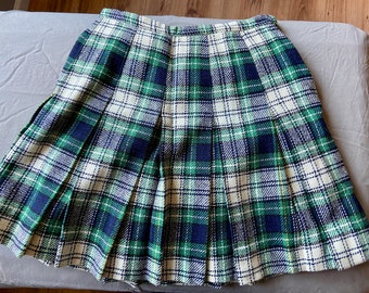 Pleated Schoolgirl Tartan Skirt - Etsy