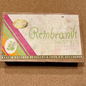 Vintage Talon Rembrandt Pastels for Artists  - Vintage Pastels - Art Supply - Vintage School - Vintage Schoolhouse - Home School - Holland