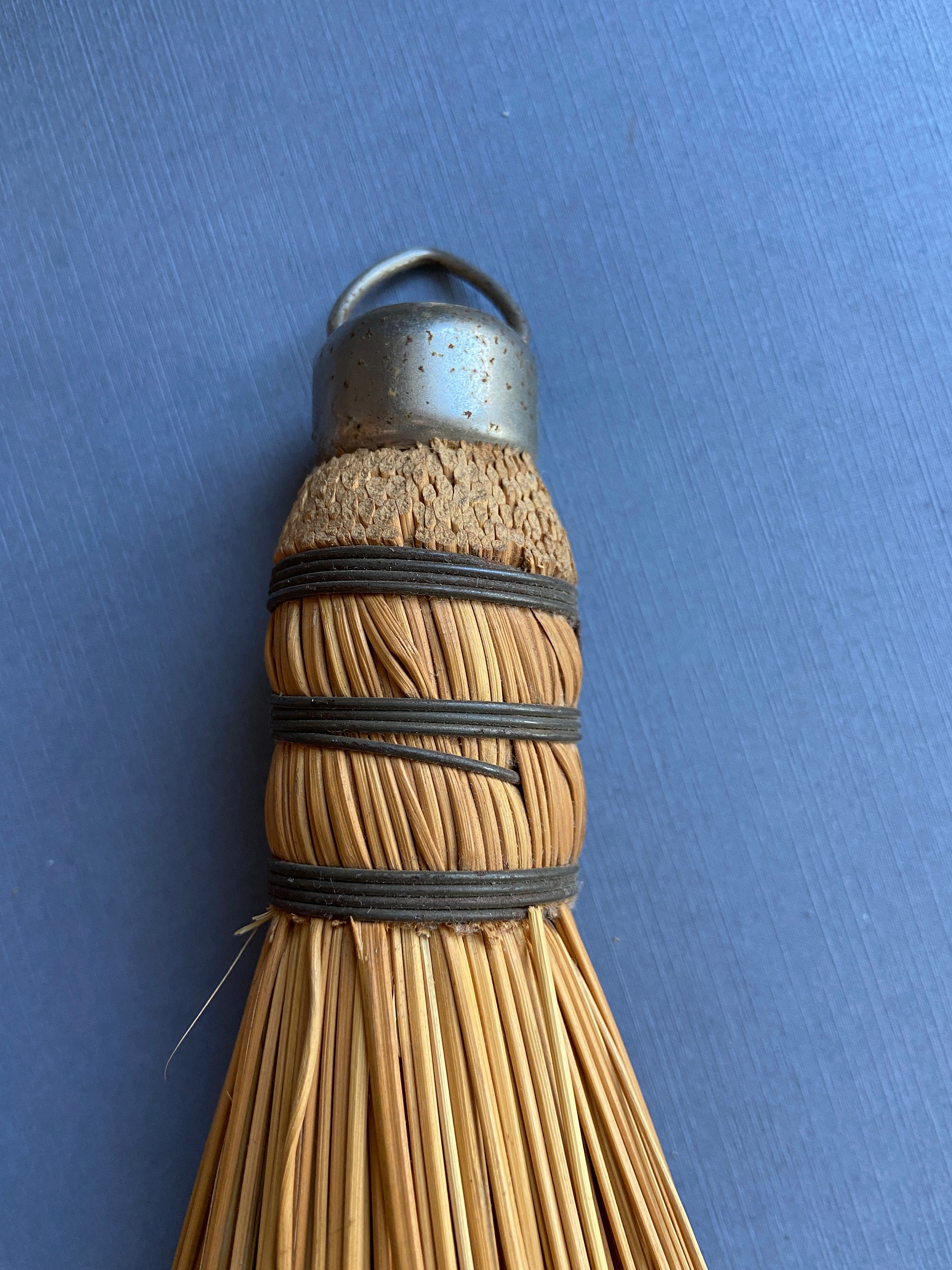 Vintage Straw Whisk Broom Small Hand Broom Mid Century Broom Etsy
