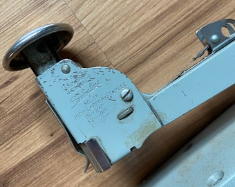 Vintage Swingline No. 13 Stapler – Long Reach Heavy Duty Industrial Gray