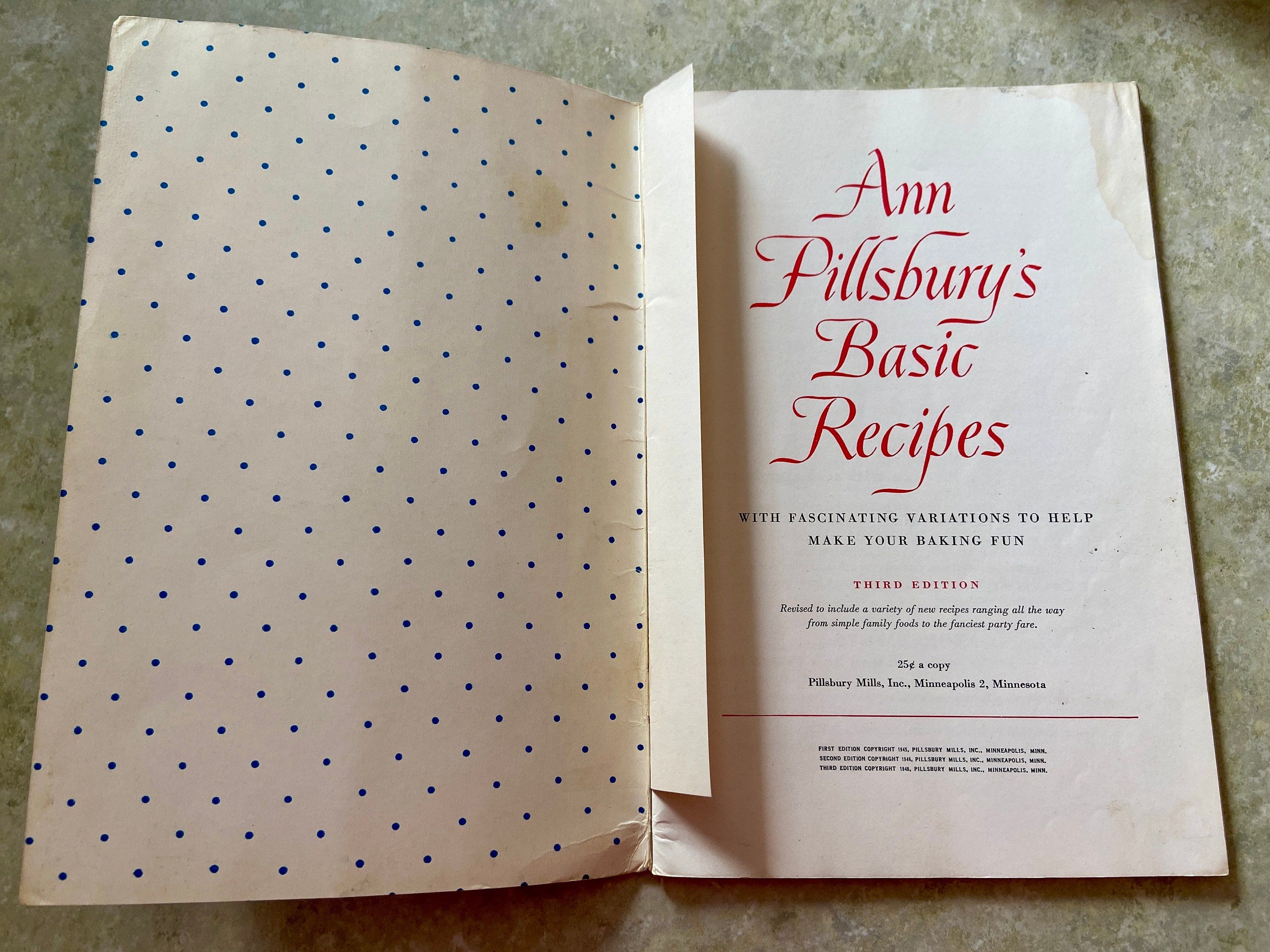 Vintage Cookbook Baking is Fun by Ann Pillsbury Cookbook Iconic