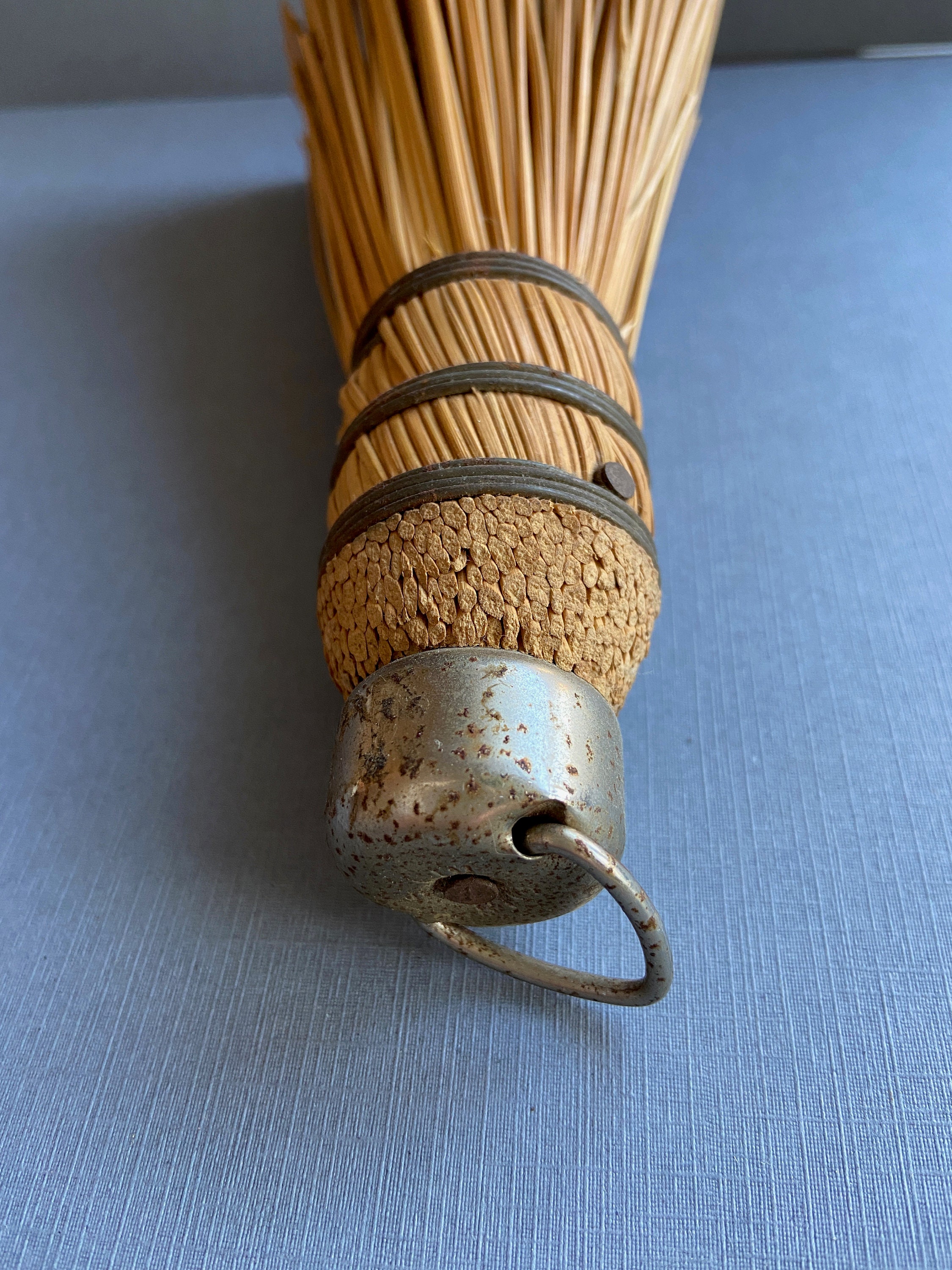Vintage Straw Whisk Broom Small Hand Broom Mid Century Broom Etsy