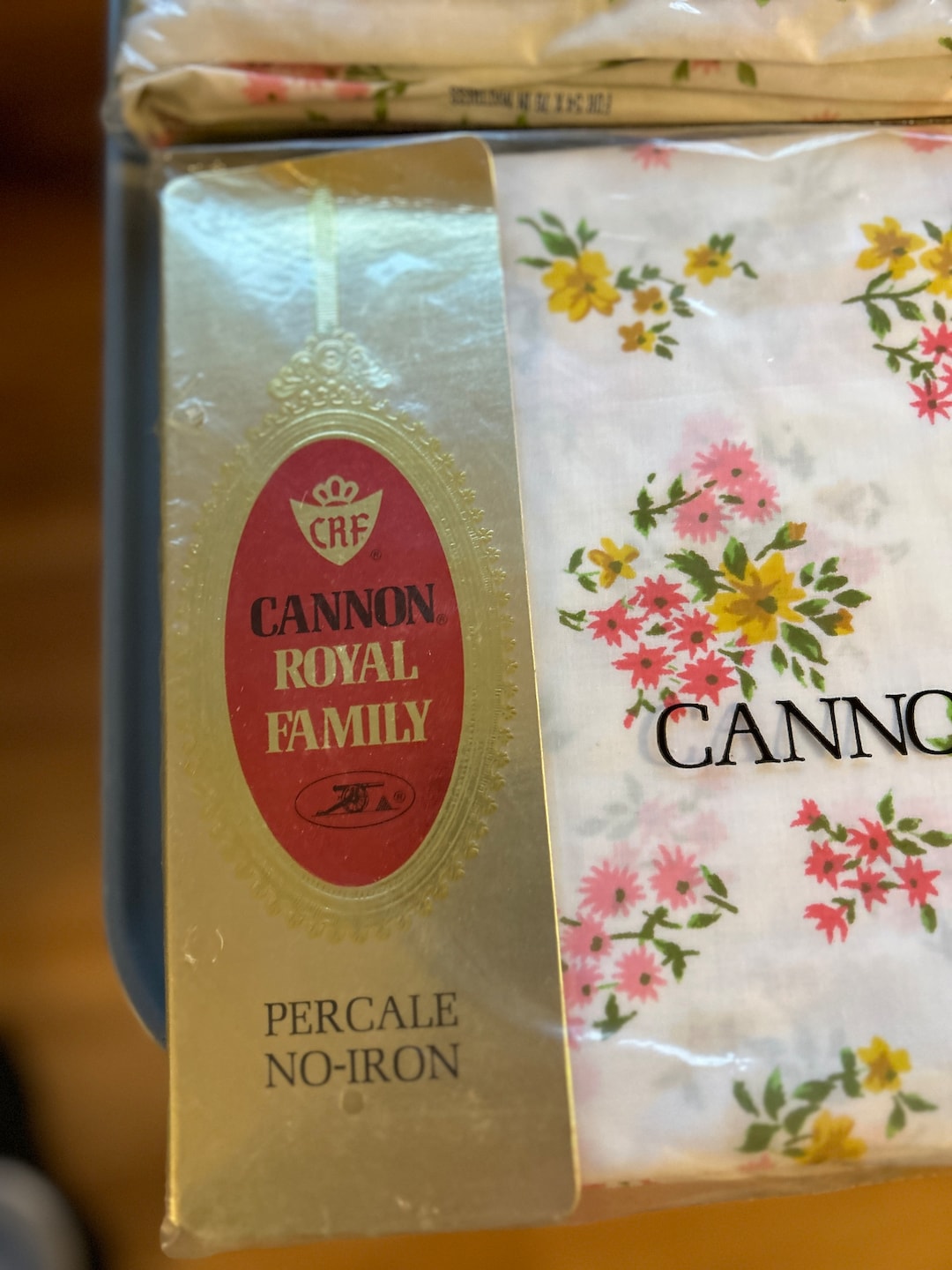 Set of Vintage Cannon Royal Family Floral Sheets Vintage Bedding New in ...
