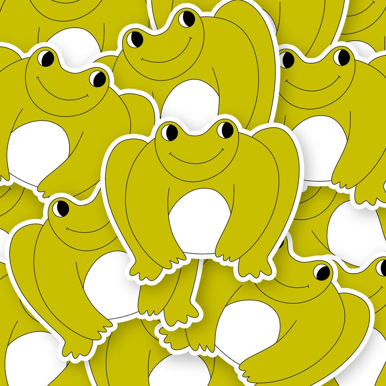 XL Froggie Sticker By Studio Pheebs LGBTQ Art image 2