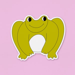 XL Froggie Sticker | By Studio Pheebs | LGBTQ+ Art