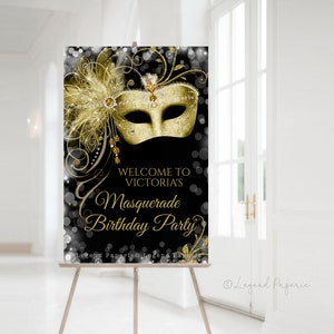 Masquerade Party Welcome Sign,Masquerade Birthday Party Welcome Sign,Masquerade Prom Welcome Sign,Masquerade Party Welcome Sign,Prom,MS1