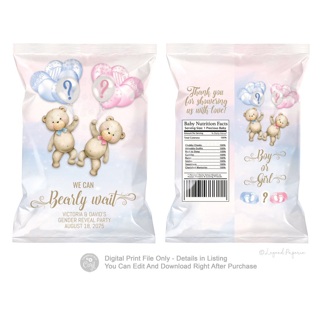 Gender Reveal Baby Shower Gift Bags Walmart Baby Shower Gifts New