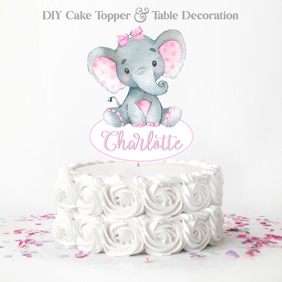 Rosa Schleifen-Kuchendekoration Für Babyparty – EVA-Kunststoff, Ca. 12,4 X 6,6 Cm, DIY-Deko