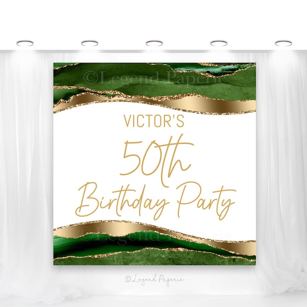 Emerald Green Birthday Decor