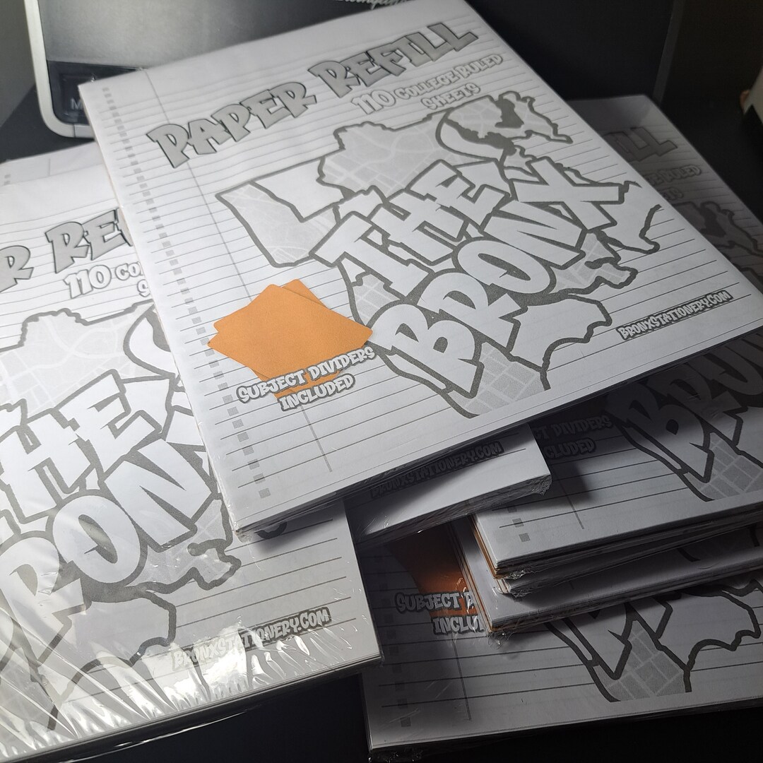 The Bronx Refill Paper Binder Compatible - Etsy