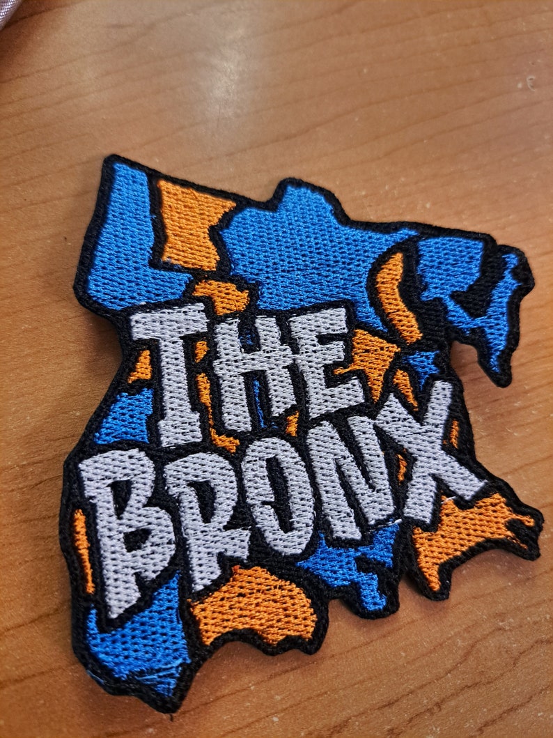 The Bronx Borough Embroidery Patch Etsy