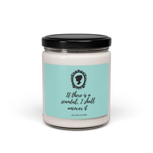 Bridgerton Themed Candle | Scented Soy Candle | Lady Whistledown