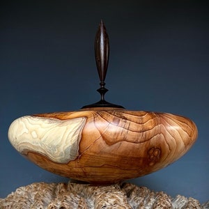 English Yew Hollow Form Vessel