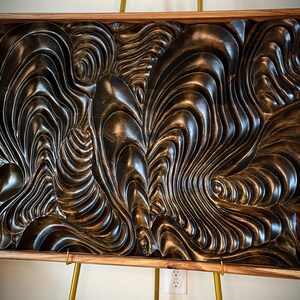 Hand Carved Wood Wall Decor
