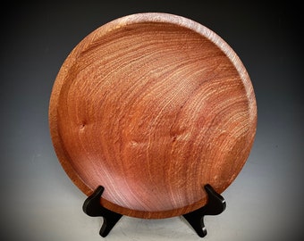 Sapele Wood Plates, Wood Dinner plates