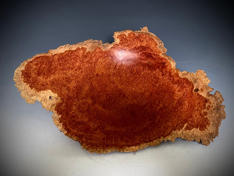 Live Edge Wood Bowl Wood Centerpiece Burl Bowl Etsy