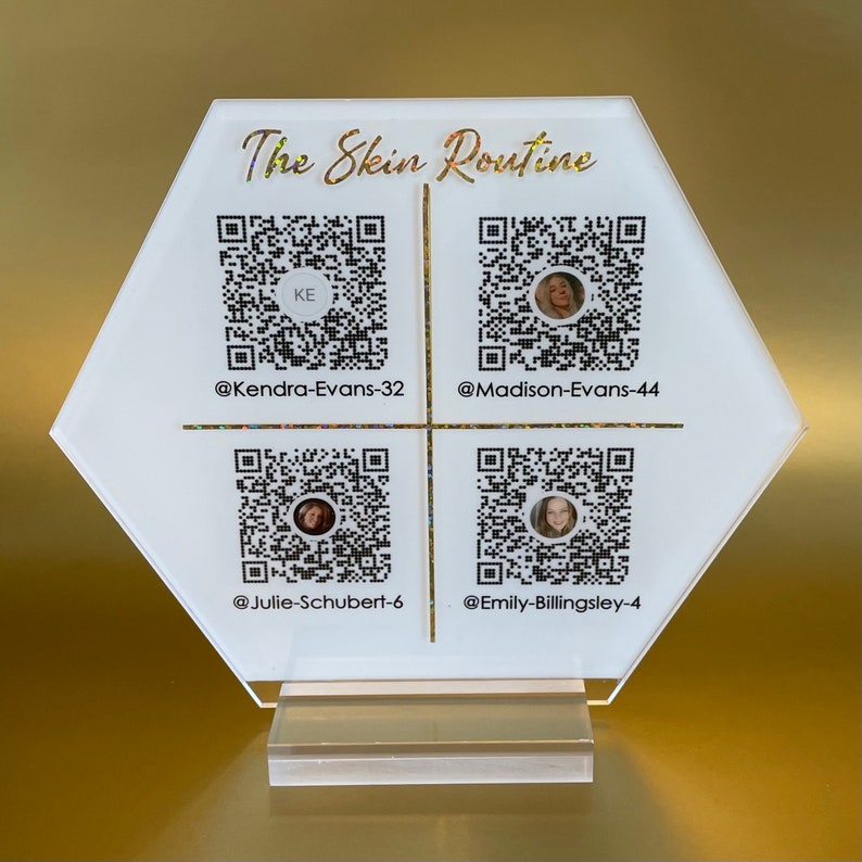 Acrylic Signs With Custom QR Codes for Business, Social Media ...