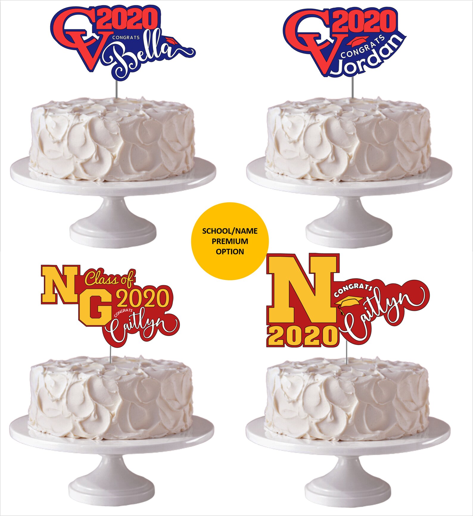 Personalized Graduation Cake Topper Custom Designed With - Etsy