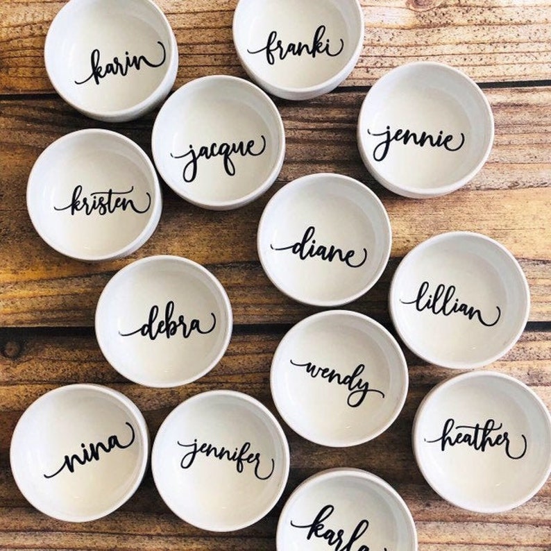 Personalized Ring Dish & Jewelry Dish With Simple Name or Etsy