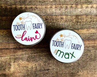 Personalized Tooth Fairy Kit | Tooth Fairy Box | Tooth Fairy Pillow | Tooth Fairy Keepsake | First Tooth Keepsake | Lost Tooth Box | Pillow