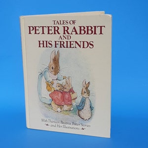 Tales of Peter Rabbit and His Friends with Illustrations Book Beatrix Potter 1984 Collecible Vintage