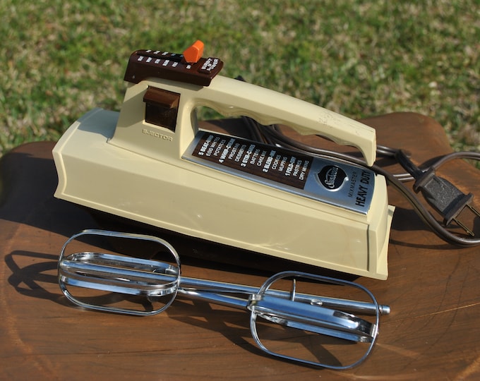 Sunbeam Mixmaster Heavy Duty Electric 5 Speed Hand Mixer With Etsy