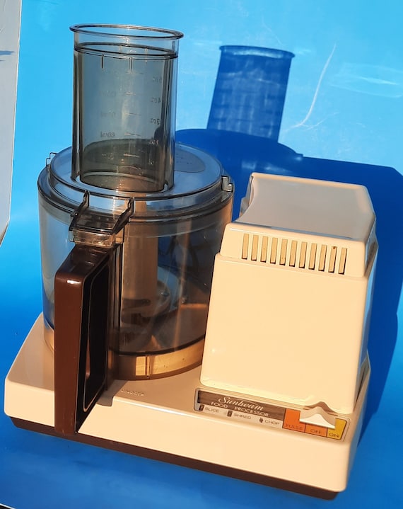 Sunbeam Food Processor Vintage Kitchen Accessory Etsy