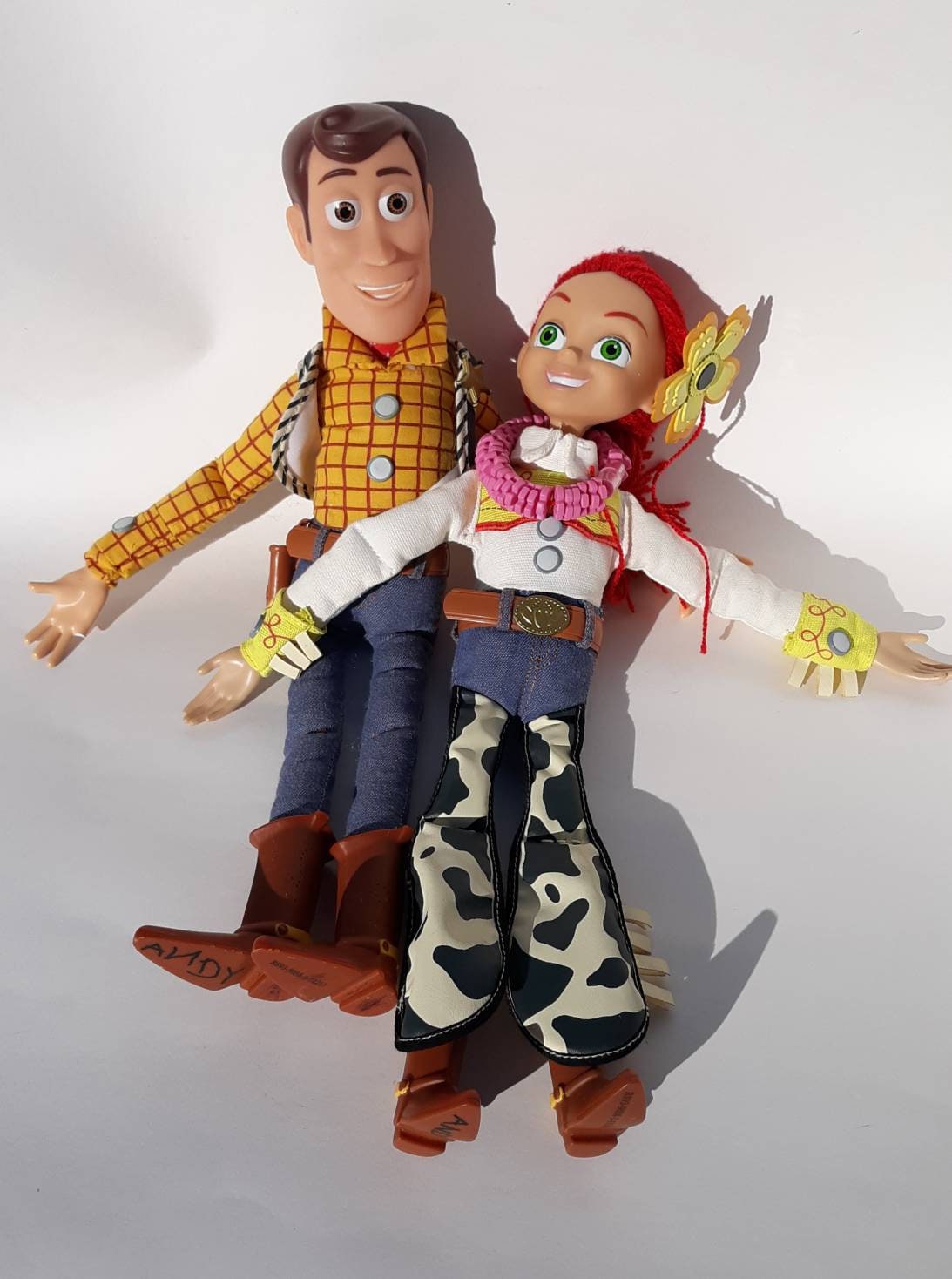 Toy Story Woody and Jessie Dolls with Pull String Vintage Etsy