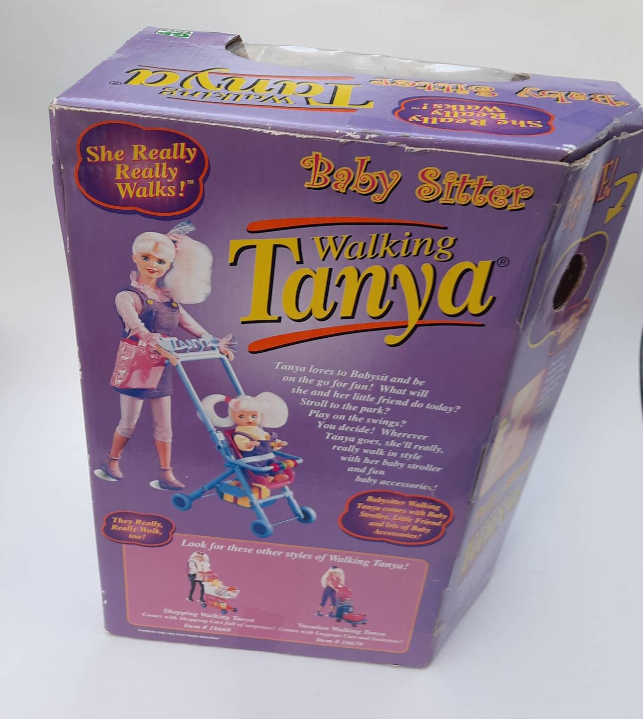 Walking Tanya Barbie With Shopping Cart in Box Vintage - Etsy