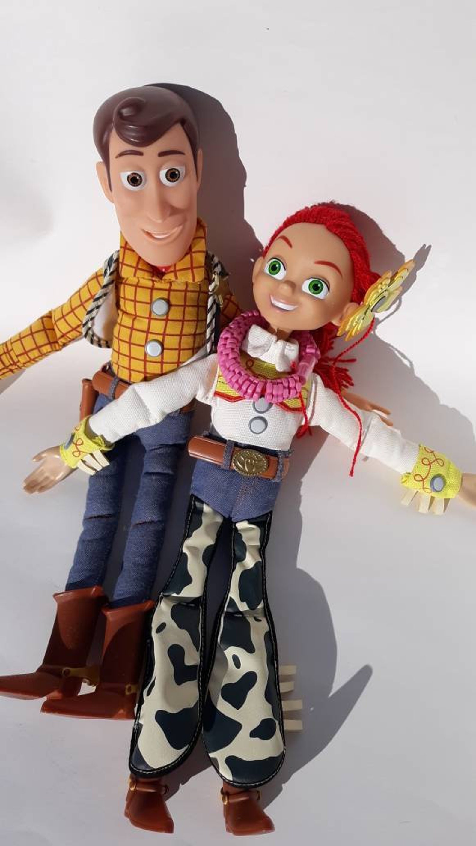 Toy Story Woody and Jessie Dolls with Pull String Vintage Etsy