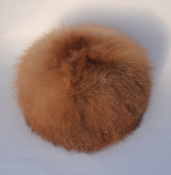 Vintage Russian Fur Hat Pyccknn Mex Unknown Size - image 3