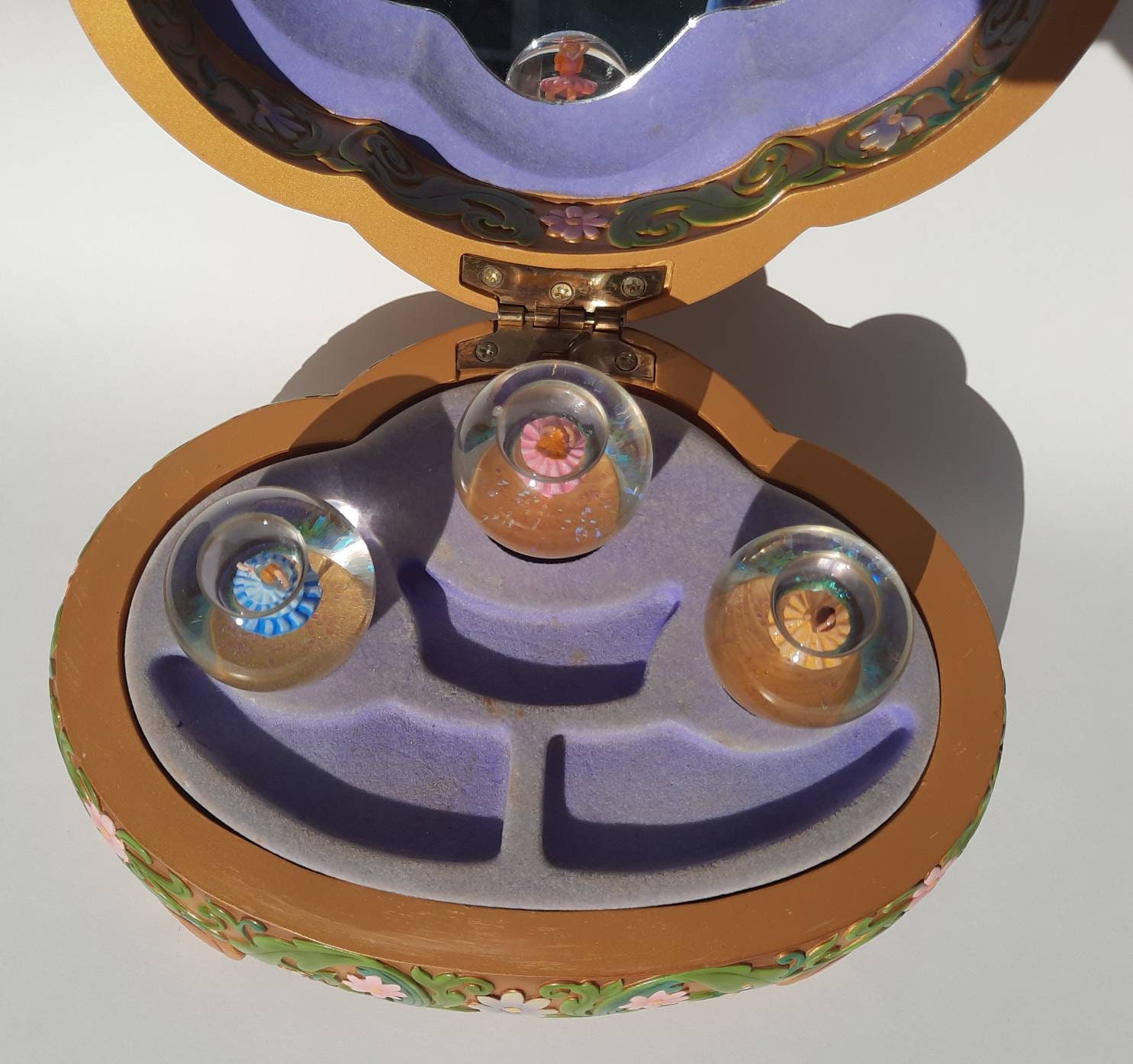 Disney Princess Snow Globe Jewelry Box Vintage Etsy