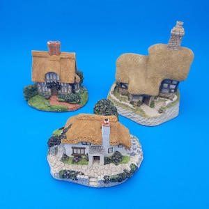 English Cottage Collection Lot of 3 Vintage