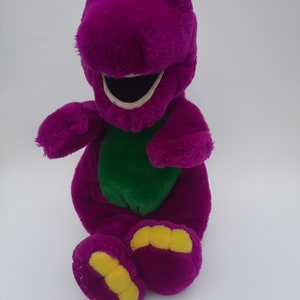 Vintage Barney Stuffed Animal 1998 Kolekcjonerska Pluszowa Zabytkowa