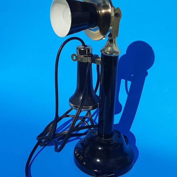 Candlestick Phone Lamp Etsy