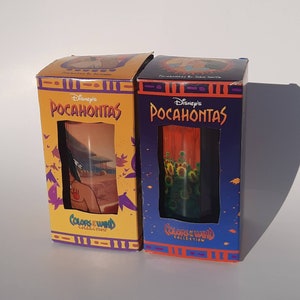 Disney Pocahontas Colors of the Wind Cups Gläser 2er Set Vintage