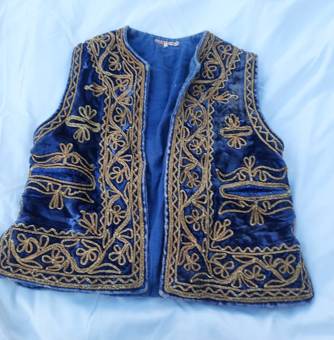 Lumora Blue Broderie Vest