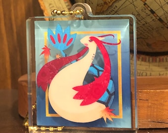Dimension Sea Serpent Charms (3D effect)