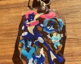 Froak Family Glitter Charm