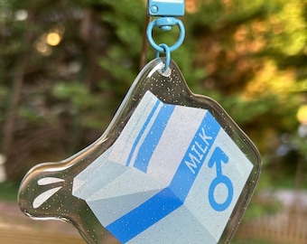 Boymilk Glitter Charm (*See description)