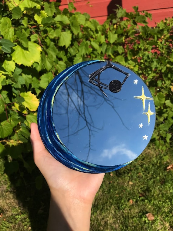 Coraline Inspired Acrylic Painted Mirror